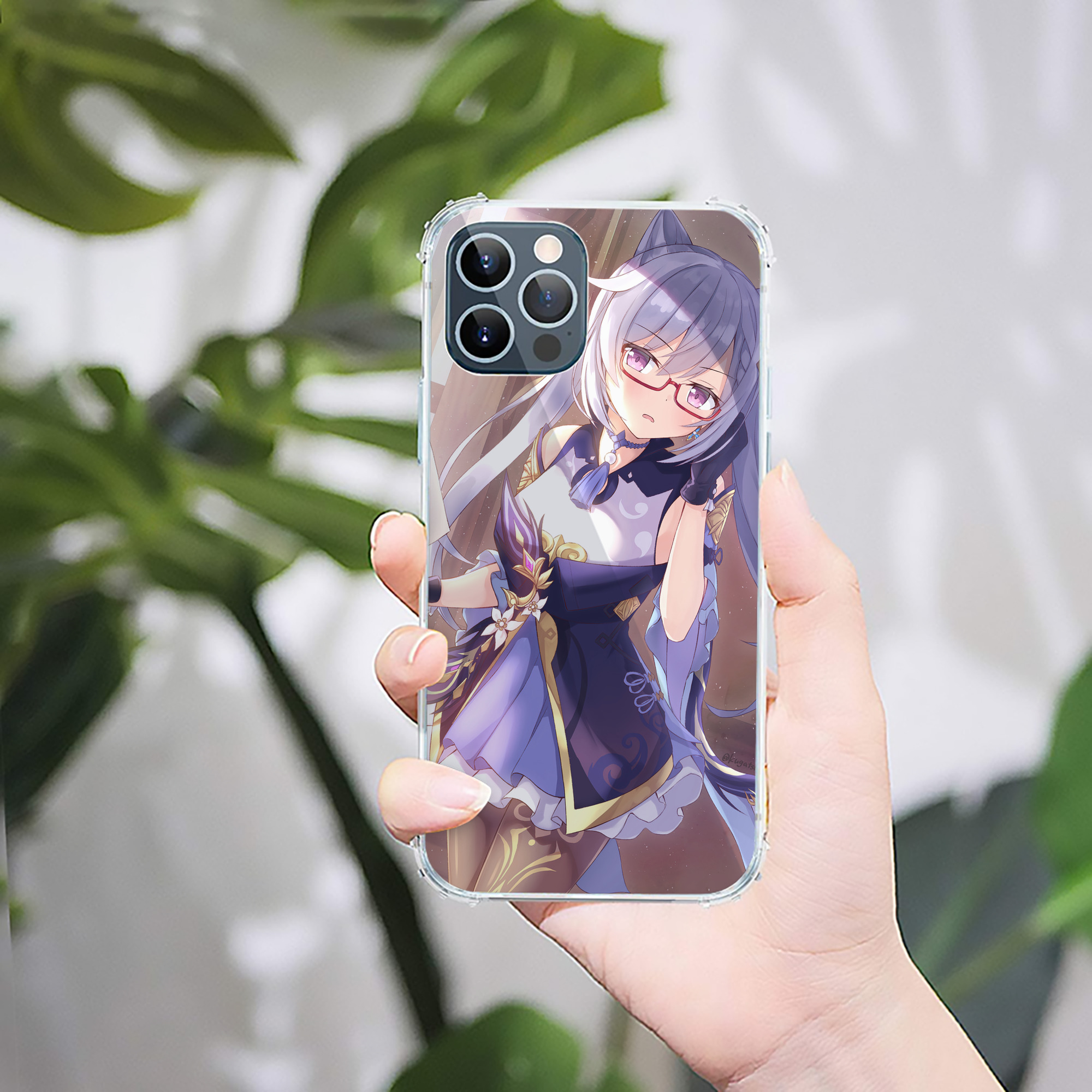 げんし神 genshin 【iPhone 12シリーズ対応】透明スマホケース（クリアソフトケース）
